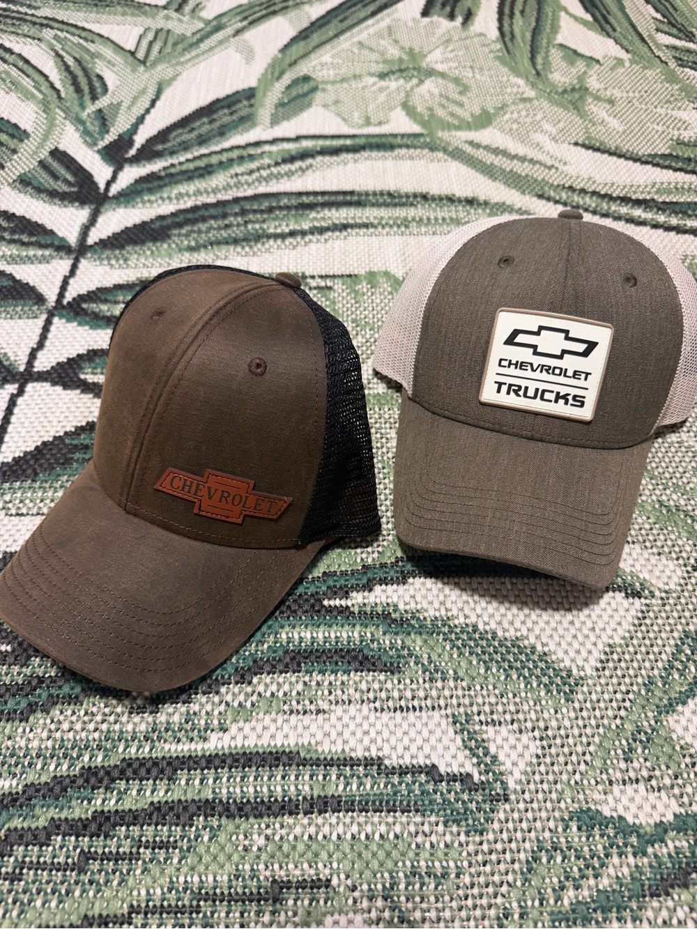 Chevrolet Trucks Hat Bundle Men's Trucker Cap - Brown Green